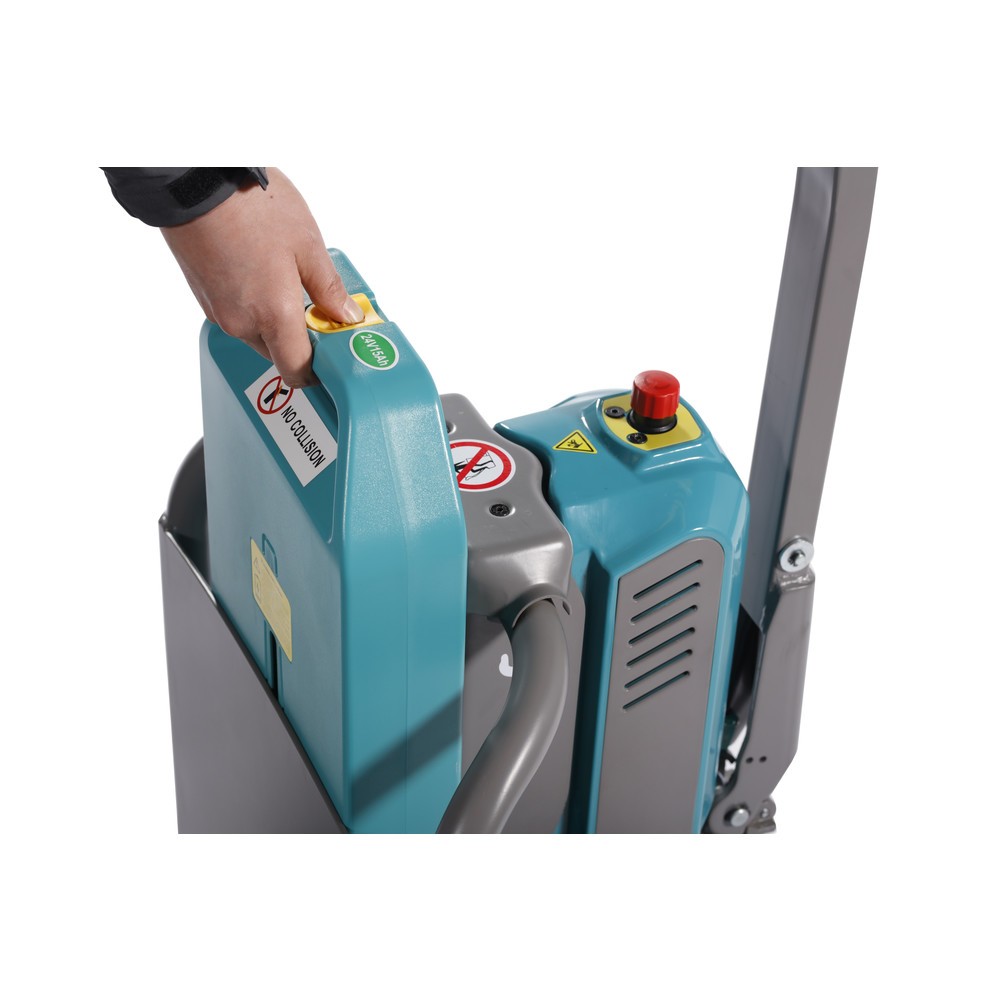 Číslo obrázka výrobku 6: Elektrický paletový vozík Ameise® PTE 1.1, nosnosť 1 100 kg, dĺžka vidlíc 1 150 mm