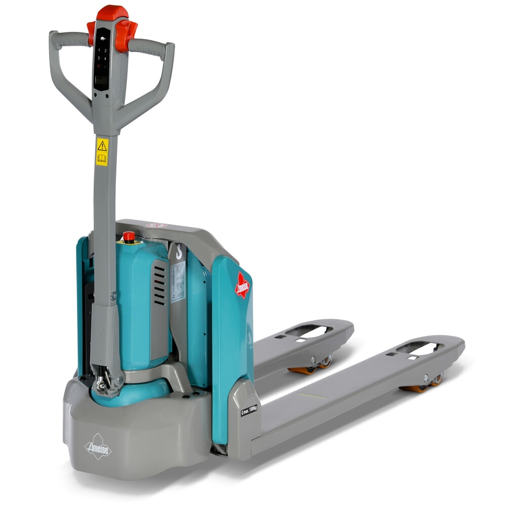 Obrázok výrobku: Elektrický paletový vozík Ameise® PTE 1.5, nosnosť 1 500 kg, dĺžka vidlíc 1 150 mm