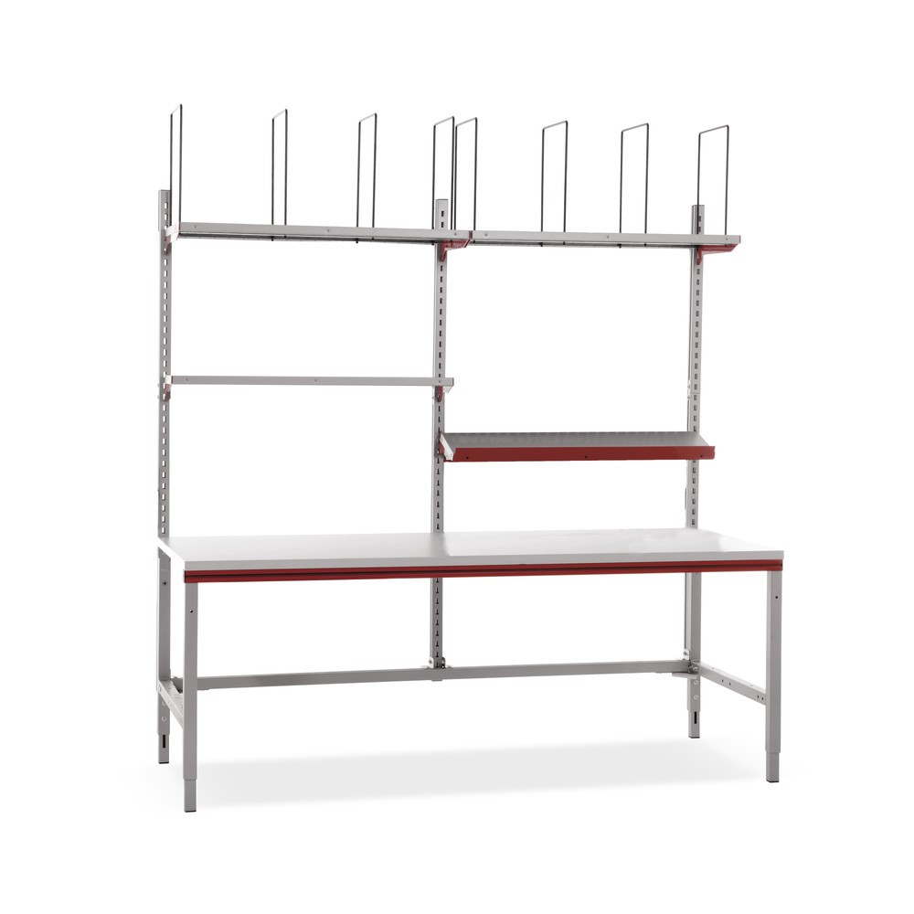 Obrázok výrobku: Kompletný baliaci stôl Basic, v × š × h 690 – 960 × 2 000 × 800 mm