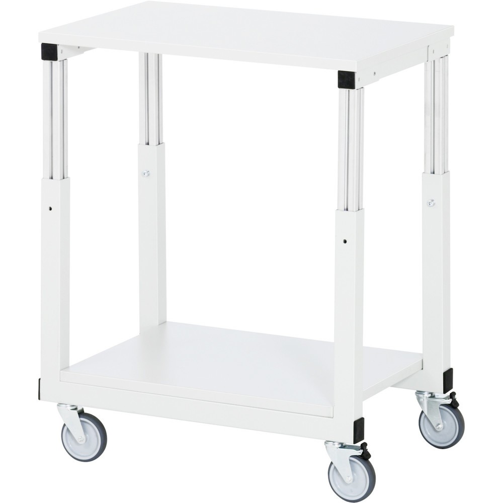 Obrázok výrobku: Mobilný pracovný stôl RAU série E, v × š × h 650 – 1 000 × 500 × 700 mm doska s melamínovým povrchom