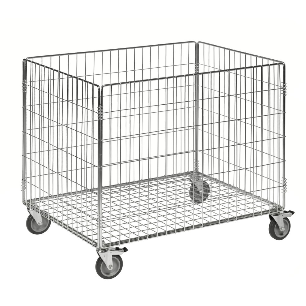 Obrázok výrobku: Nádoba na kolieskach HEMMDAL so 4 vodiacimi kolieskami, v × š × h 735 × 630 × 830 mm, nosnosť 60 kg