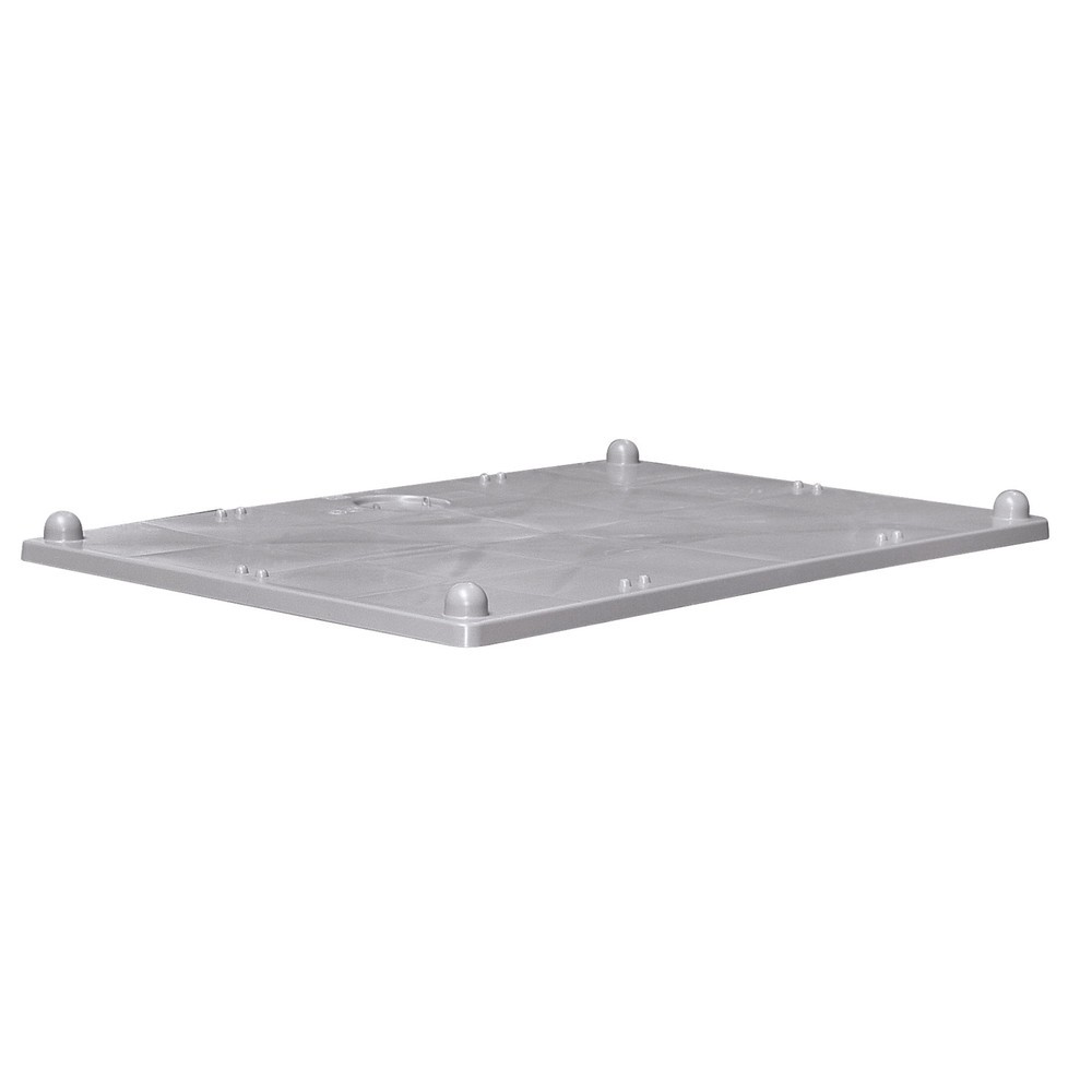 Obrázok výrobku: Nasadzovacie veko pre veľkoobjemové nádoby z polypropylénu, š x h, 1200 x 800 mm, sivá