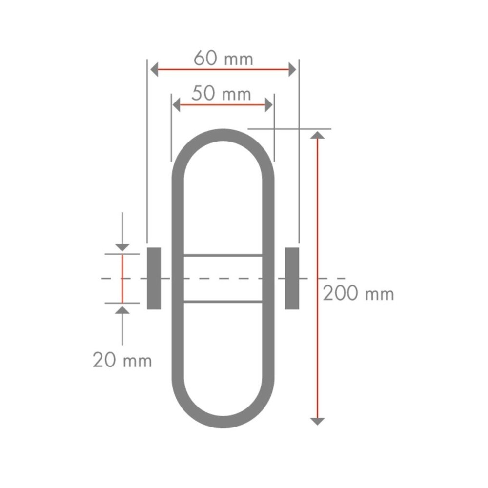 Číslo obrázka výrobku 2: Pneumatické koleso, drážkovaný profil, valčekové ložisko, Ø × šírka 200 × 50 mm, nosnosť 80 kg