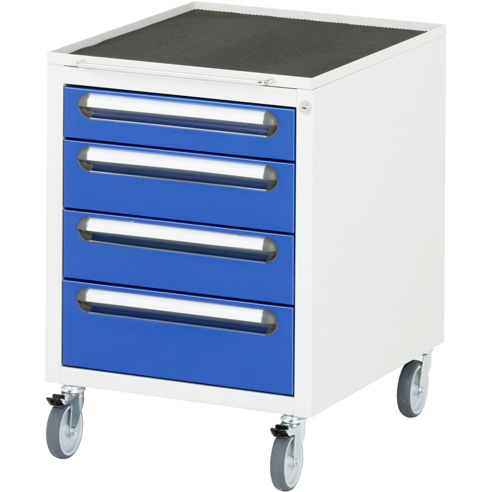 Obrázok výrobku: Podstavný kontajner RAU na kolieskach, v × š × h 690 × 480 × 600 mm, s 4 zásuvkami