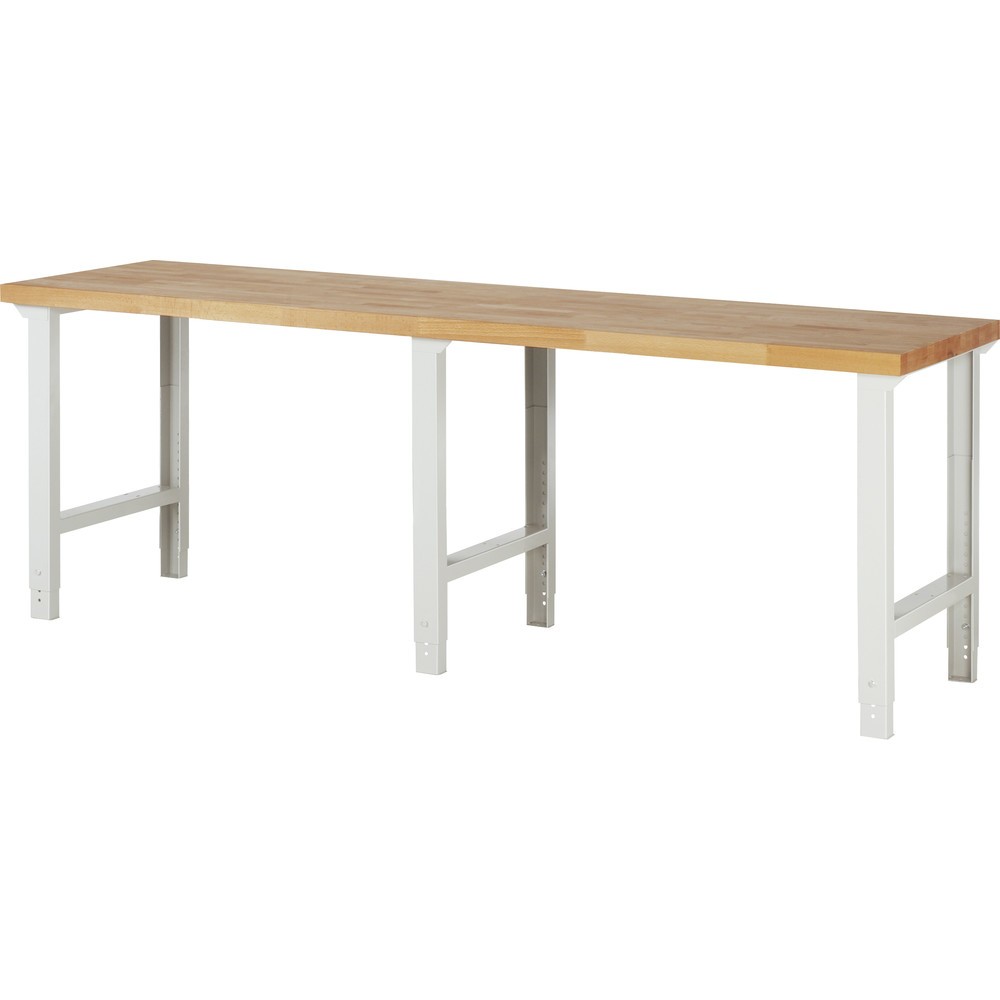 Obrázok výrobku: Pracovný stôl RAU série 7 000, v × š × h 790 – 1 140 × 2 500 × 700 mm