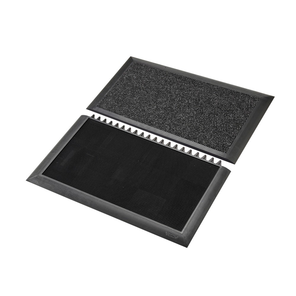 Číslo obrázka výrobku 2: Rohož na zachytávanie nečistôt NoTrax Sani-Master™, dezinfikujúca, š × h 914 × 1 050 mm, antracitovo-čierna