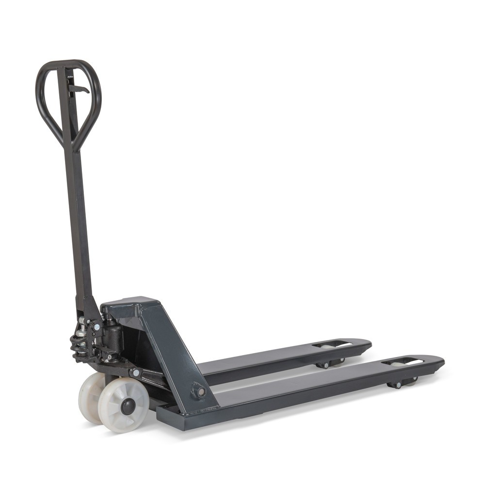 Číslo obrázka výrobku 5: Ručný paletový vozík HEMMDAL PTM 2.0, nosnosť 2 000 kg, dĺžka vidlíc 1 150 mm, nylon/nylon, jednoduché koliesko