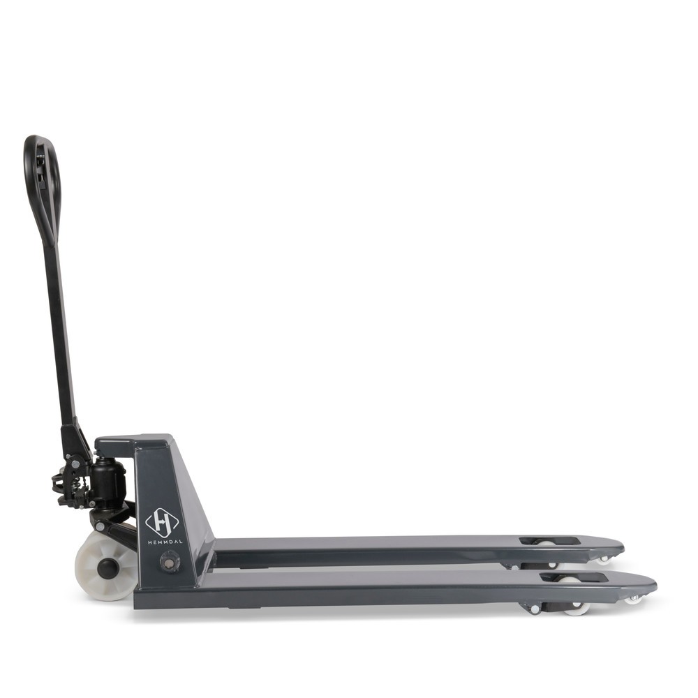 Číslo obrázka výrobku 6: Ručný paletový vozík HEMMDAL PTM 2.0, nosnosť 2 000 kg, dĺžka vidlíc 1 150 mm, nylon/nylon, jednoduché koliesko