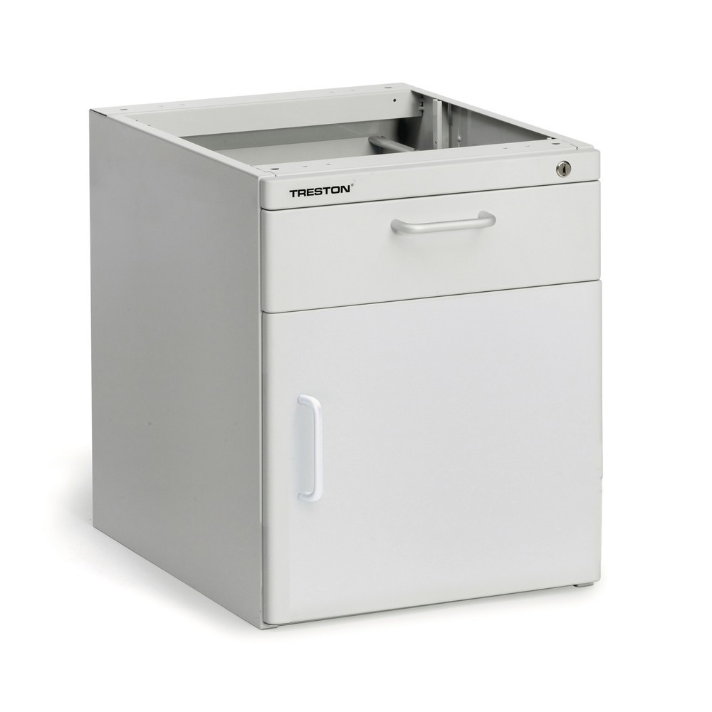 Obrázok výrobku: Zásuvkový diel pod lavicu, V x Š x H 455 x 370 x 460 mm, 1 zásuvka a dvierka