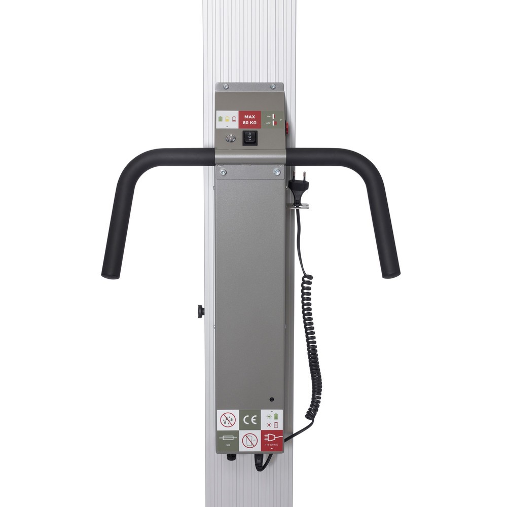 Číslo obrázka výrobku 3: Zdvíhač HOVMAND s manipulátorom kotúča pre kotúče do 40 kg, výška zdvihu 1 242 mm, nosnosť 80 kg